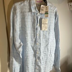 Tommy Bahama Sky Blue Men's Casual Shirt